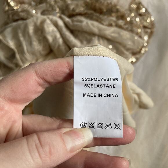 Faeriesty Sequin Tulle Prom Dress Formal Gown Evening Party size 22 - Picture 11 of 15